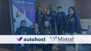 Autohost Pre seed Funding PR featured image
